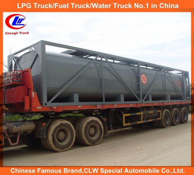 40ft ISO Oil Tank Container 40ft Liquid Chemical/Fuel Tank Container 