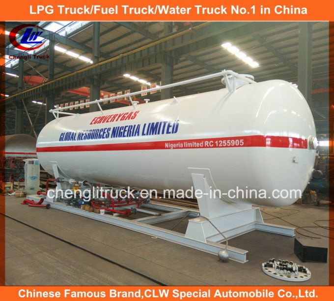 5m3 LPG Filling Plant 20m3, 40m3 LPG Skid Station LPG Gas Station with Double Nozzle Dispenser for N 