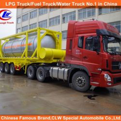 3 Axle 40ft 20ft ISO Chemical/ Fuel Tank Container Trailer