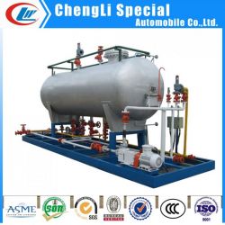 10tons LPG Auto Gas Tank Filling Skid Station for Nigeria Market