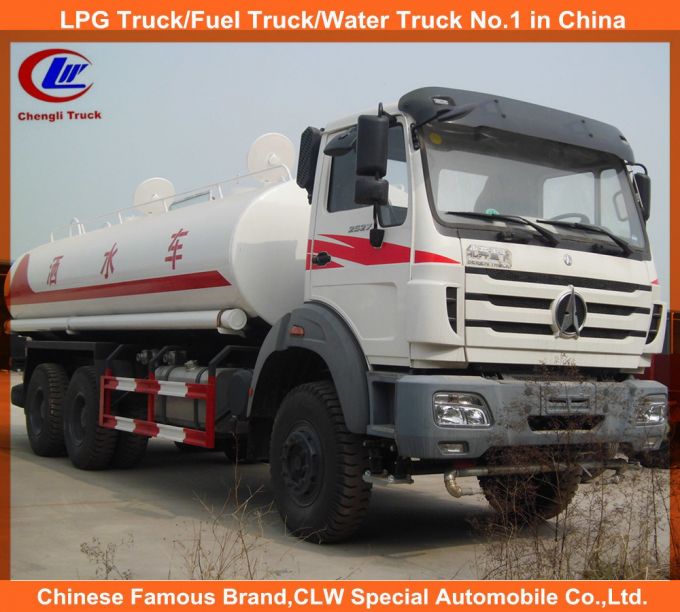 Heavy Duty 6X4 20000L Water Transport Tank Truck Beiben Water Sprinkler Tanker Truck 