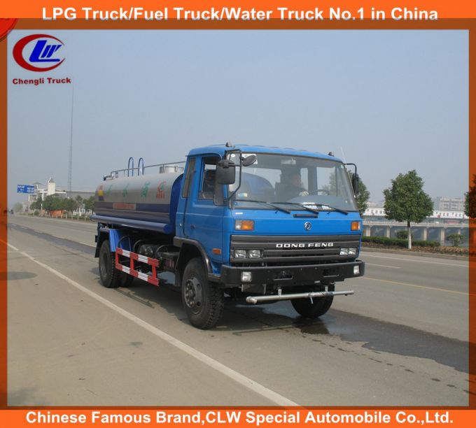 10000L 12000L Dongfeng 4X2 Water Sprinkler Truck Water Tank Truck for Road Wash Images 1