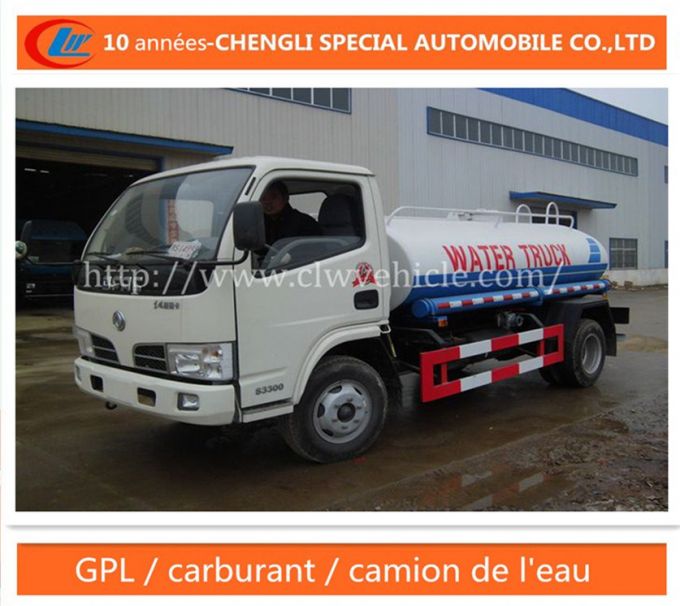 Dongfeng 4X2 5cbm 6cbm 8cbm Water Tank Truck Images 1