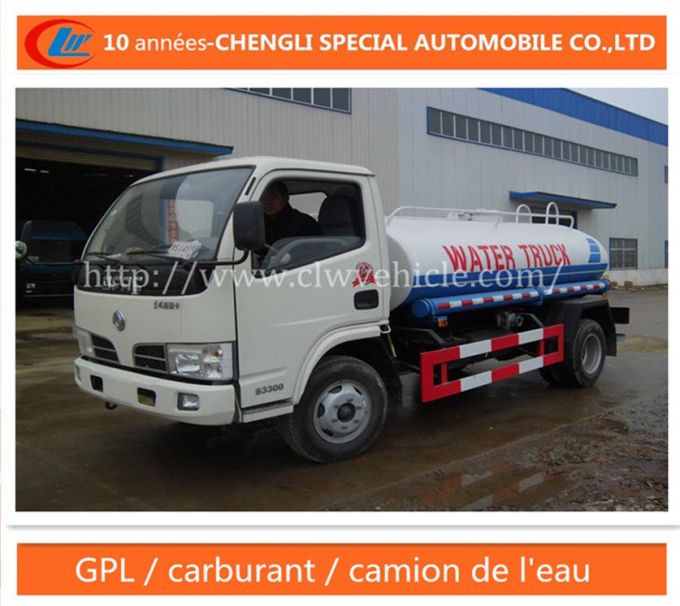 Dongfeng 4X2 5cbm 6cbm 8cbm Water Tank Truck 