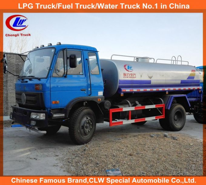 Dongfeng 4X2 10000L 12000L Water Spray Truck Water Tank Truck for Road Washing Images 1