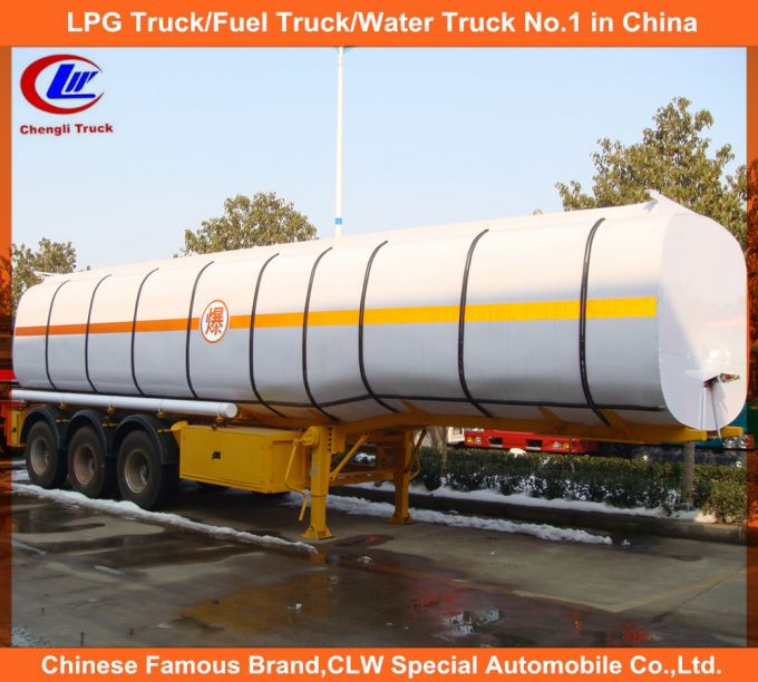 3 Axle 45000liters Carbon Steel Fuel Tank Semi-Trailer Images 1