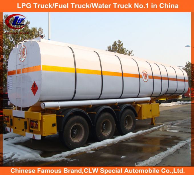 3 Axle 45000liters Carbon Steel Oil Tanker Semi-Trailer Images 1