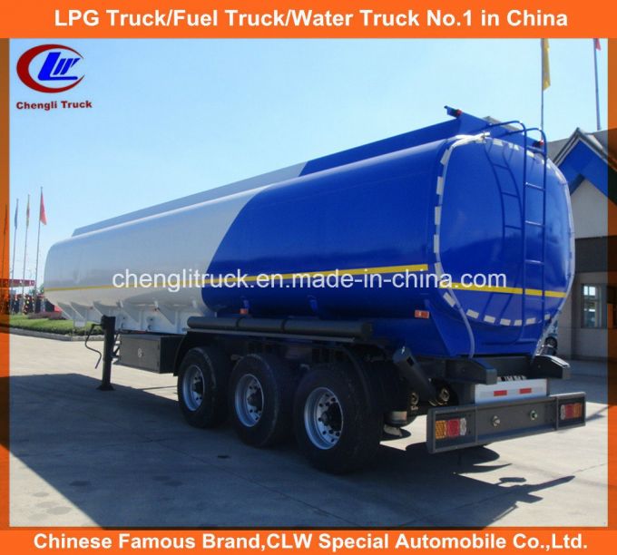 45cbm Heavy Duty Tri-Axle Fuel Tank Truck Trailer Images 1