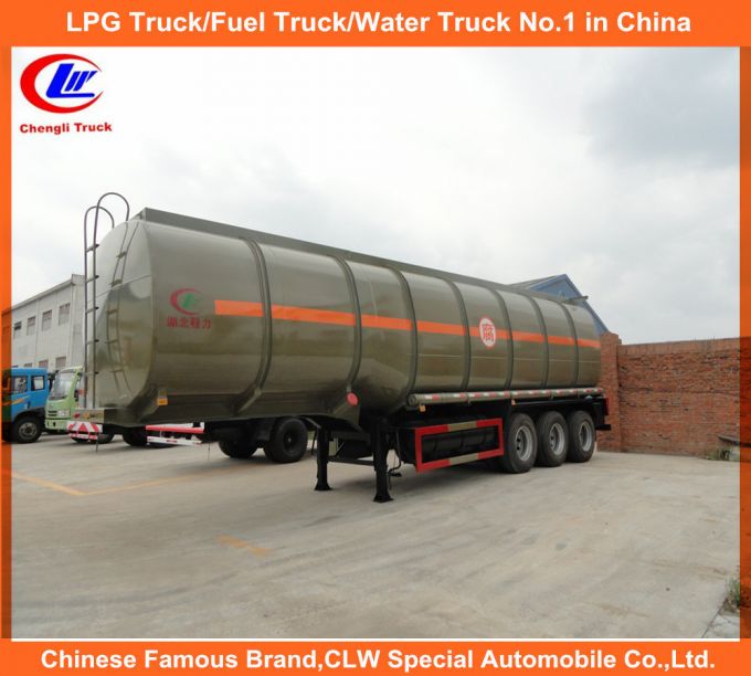 API 40cbm Fuel Tank Semi-Trailer for 30ton Diesel Transport Tanker Images 1