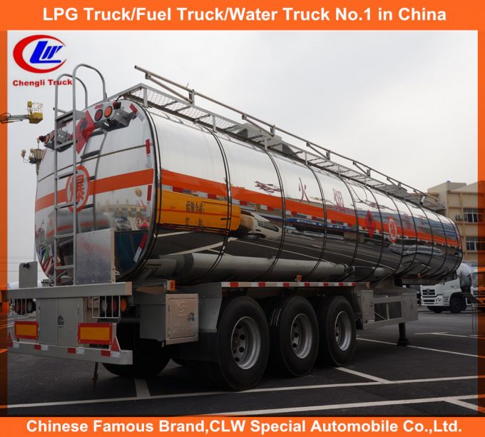 42000 Liters Heavy Duty 3 Axle Aluminum Fuel Tank Trailer Images 1