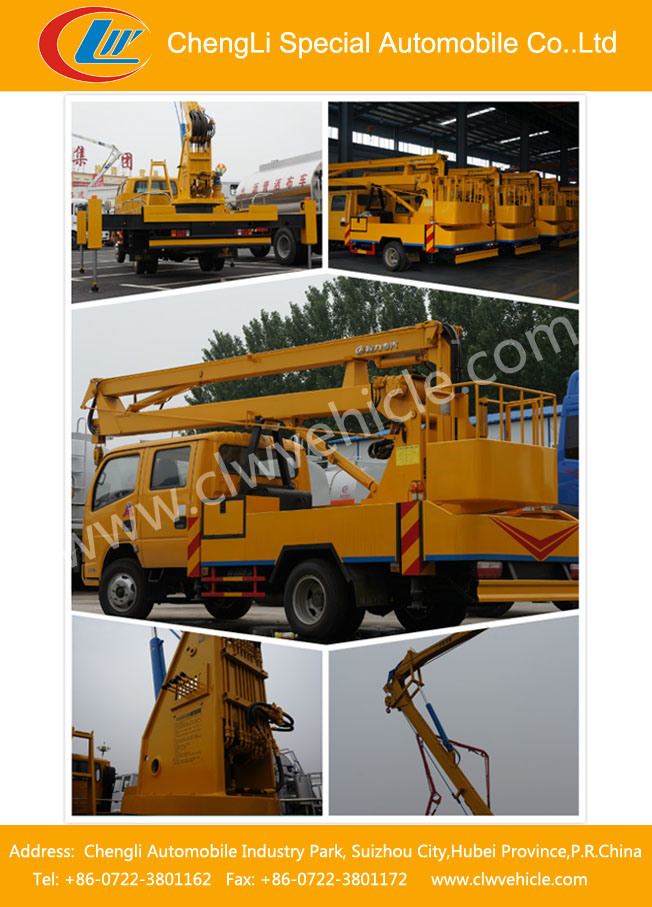 4X2 Dongfeng 14m High Lifting Platform Truck High-Altitude Operation Truck 