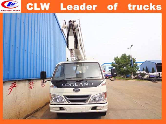 China Exported Rhd Bridge Inspection Platform Truck 4*2 