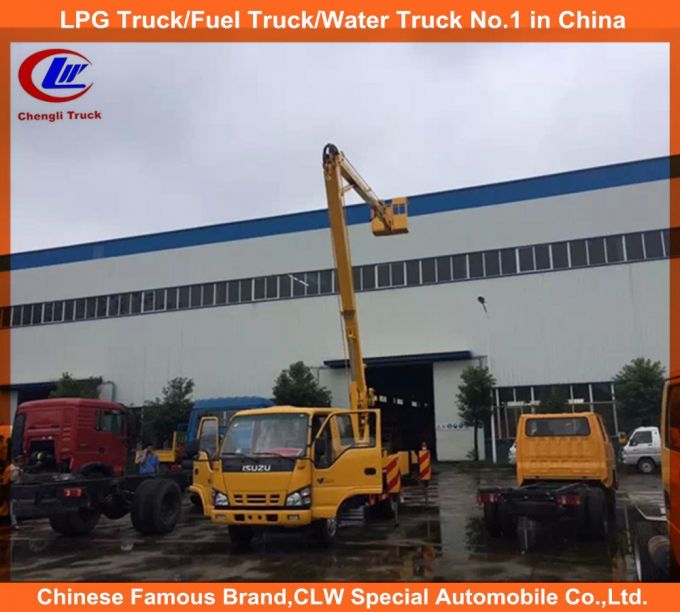 Isuzu 4X2 High Lifting Platform Truck High-Altitude Operation Truck Images 1