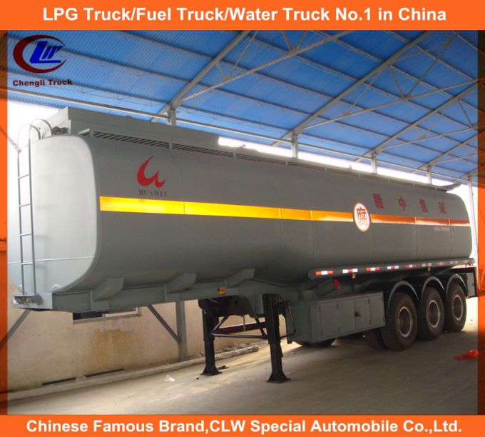 Heavy Duty 3 Axle 30cbm Chemical Liquid Tank Trailer 