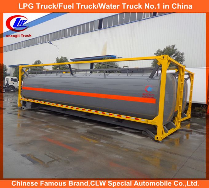 ISO LPG Fuel Chemical 20ft Tanker Container 40ft Container Tank Images 1