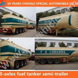 3-Axles 42cbm Fuel Tanker Truck Trailer