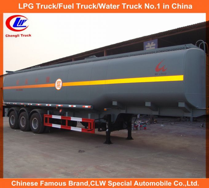 Heavy Duty 3 Axle Bitumen Chemical Liquid Tank Truck Trailer 