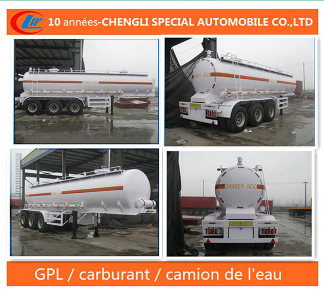 Le Reservoir De Liquide Chimique Semi Remorque Trailer Images 1