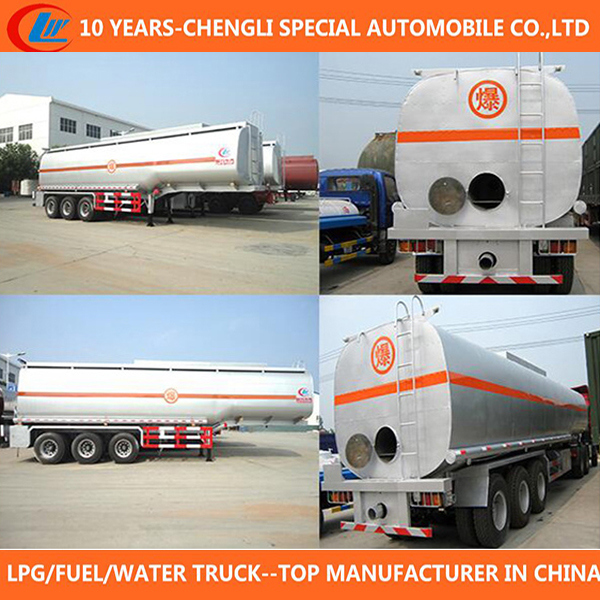 Sino 3 Axle 35-60cbm Fuel Tank Trailer for Sale 