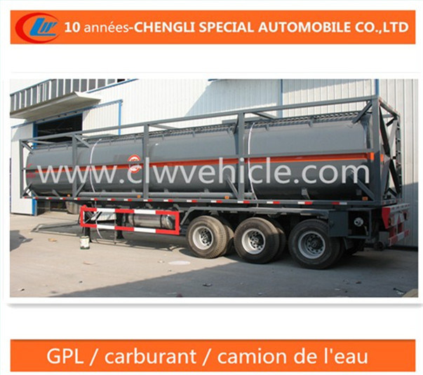 40 Cbm Reservoir Chimiques Semi-Remorque Trailer 