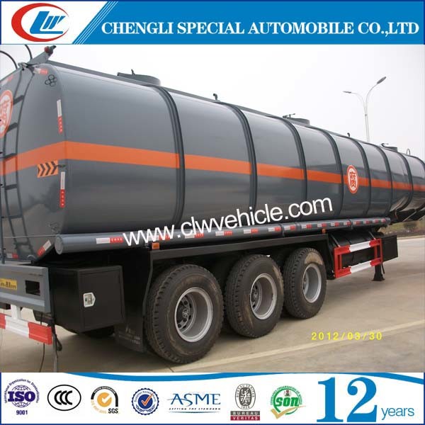 3 Alxes 35cbm Asphalt Distributor Tank Trailer 