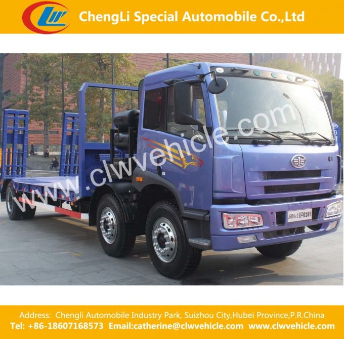 Tri Axles Flatbed Wrecker/Flatbed Transportation Trucks 