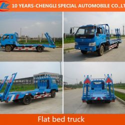 180 HP Flat Bed Truck Flat Bed Machine Equipment Transport Truck