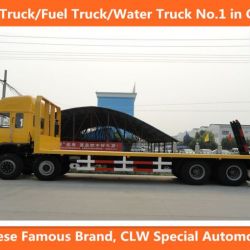 Cargo Transport 40ft Dongfeng 8*4 Flatbed Transport Trucks