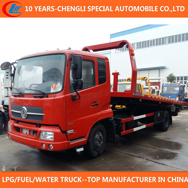 Flat Bed Truck 4X2 Rescue Truck 6 Wheels Wreck Truck Images 1