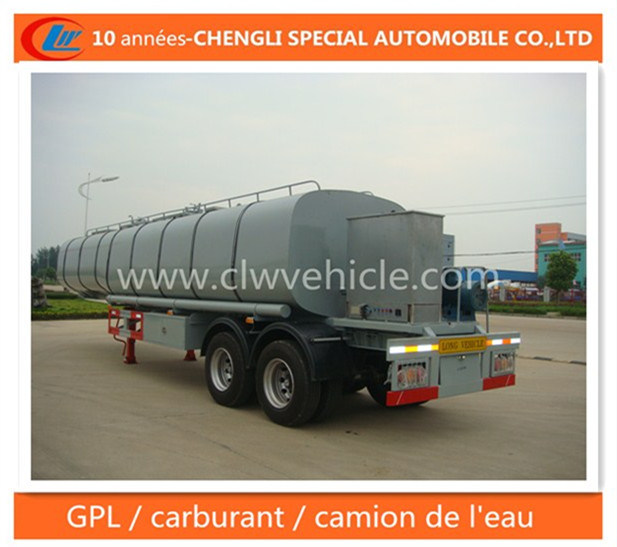 30 Cbm Asphalte Reservoir Semi-Remorque 2 Essieux Trailer Images 1