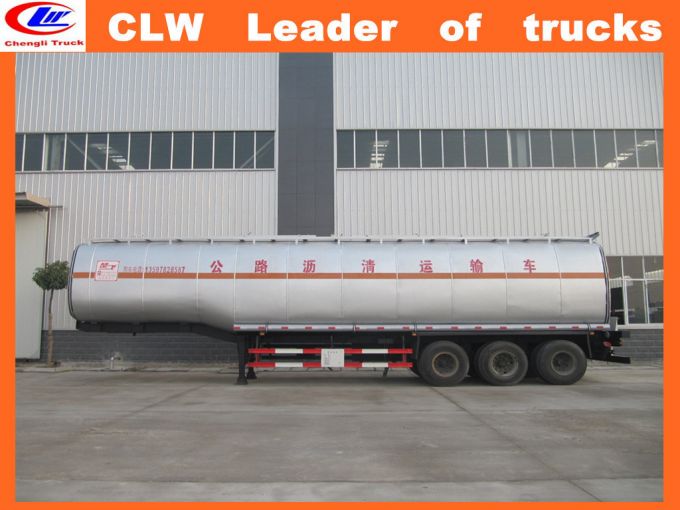 Tri-Axles Semi-Trailer Asphalt Transportation Semitailer 