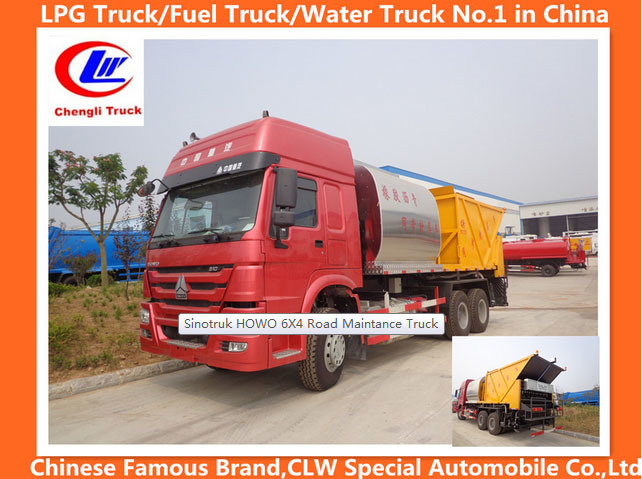 Sinotruk 6X4 Road Maintance Truck Images 1
