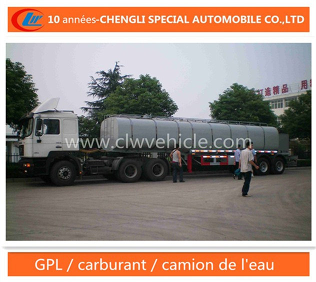 38 Cbm Asphalte Reservoir Semi-Remorque 3 Essieux Trailer Images 1