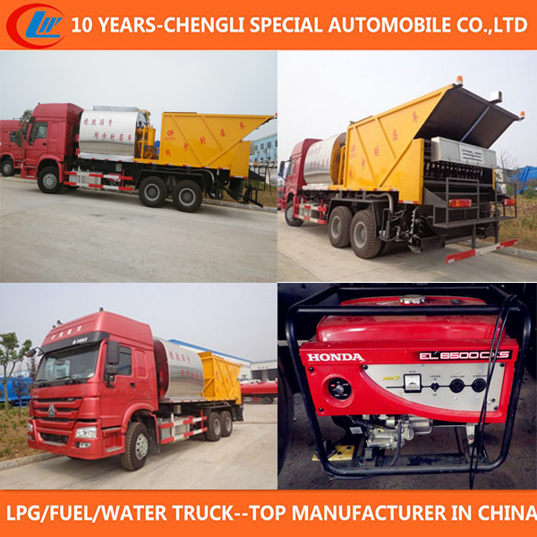 Asphalt Distribution Truck 6X4 Asphalt Synchronous Paving Truck 