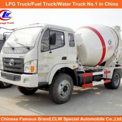 China Foton 4X2 Small 4m35m3 Concrete Cement Mixer Truck