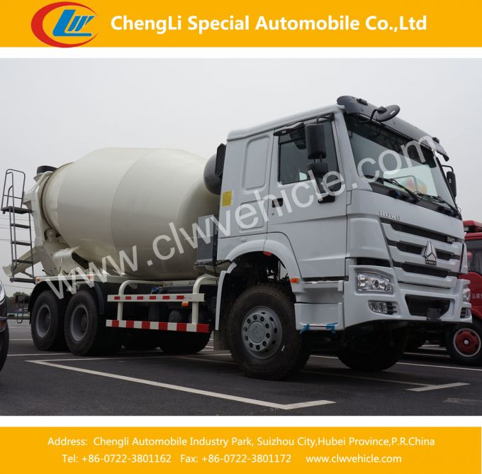 6X4 HOWO 12cbm Concrete Mixer Truck Cement Mixer Truck Hydraulic Pump 