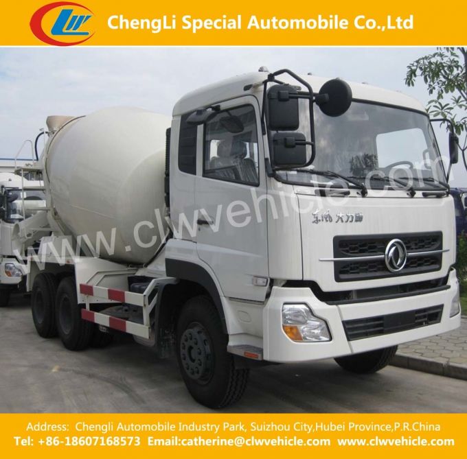 6X4 Dongfeng 10cbm Cement Concrete Mixer Truck 