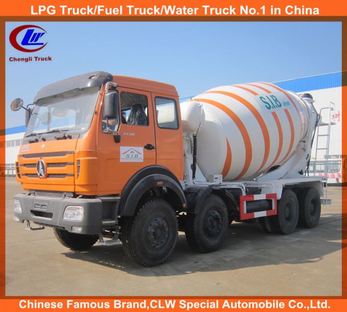 15000L North Benz Beiben Concrete Mixer Truck 