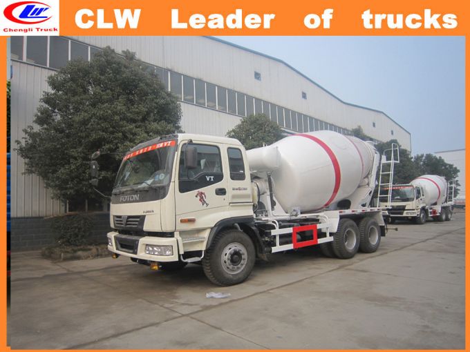 Foton 6*4 Concrete Mixer Truck Images 1