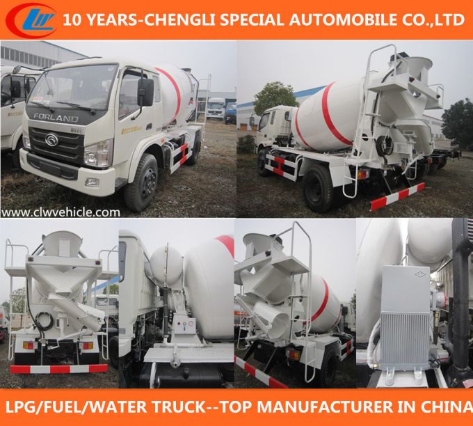 Foton Forland 5cbm Concrete Mixer Truck Images 1