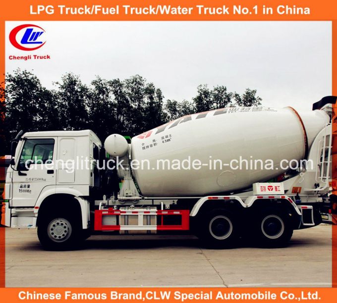 Sinotruk 371HP 14cbm HOWO Heavy Duty Cement Concrete Mixer Truck 