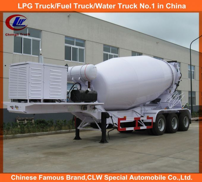 Heavy Duty 3 Axle 16cubic Meter Concrete Mixer Truck Trailer 