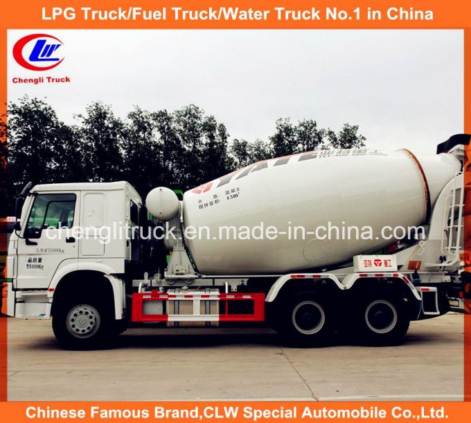 10 Wheel 336HP 12cbm Sinotruk HOWO Concrete Mixer Drum Truck 