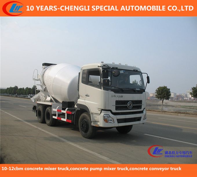 10-12cbm 10 Wheels Concrete Mixer Truck, Concrete Pump Mixer Truck, Concrete Conveyor Truck 