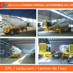 12cbm Betonniere Semi-Remorque 2essieux Concrete Mixer