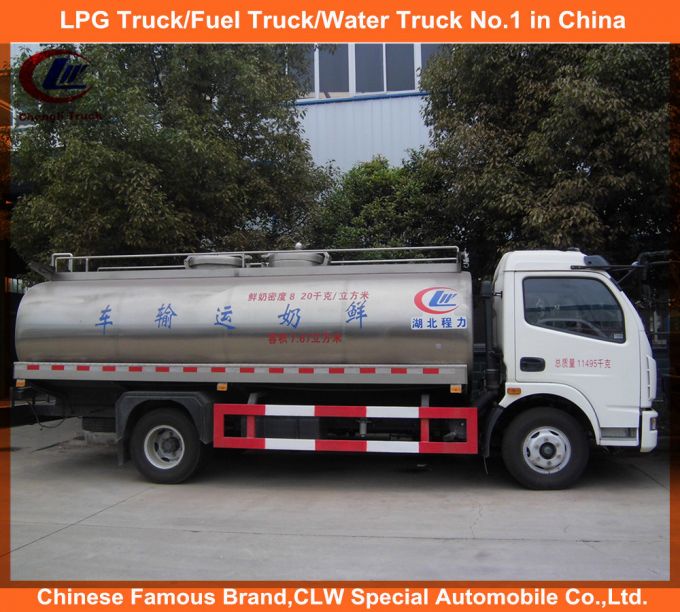Dongfeng 8tons Fresh Milk Truck Images 1