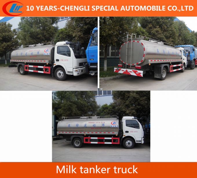4X2 Milk Transport Tank Truck 