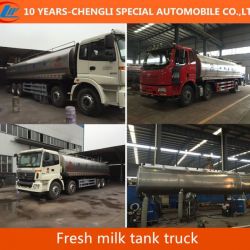 30m3; Fresh Milk Tank Truck 8X4 Milk Tanker Truck for Sale
