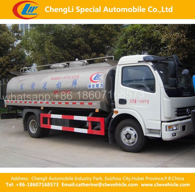 4*2dongfeng Heat Preservation Fresh Milk Tanker Truck/Fresh Milk Transport Truck/Liquid Food Transpo 
