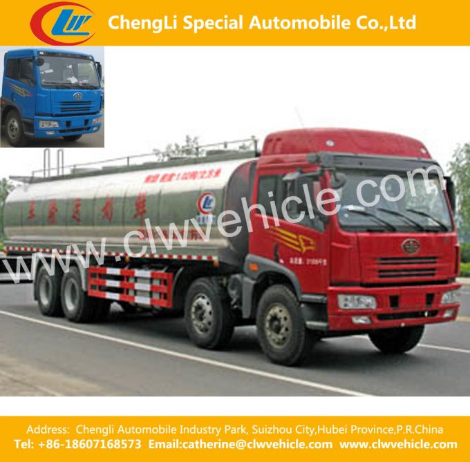 8*4 Fresh Milk Transport Tanker Truck 